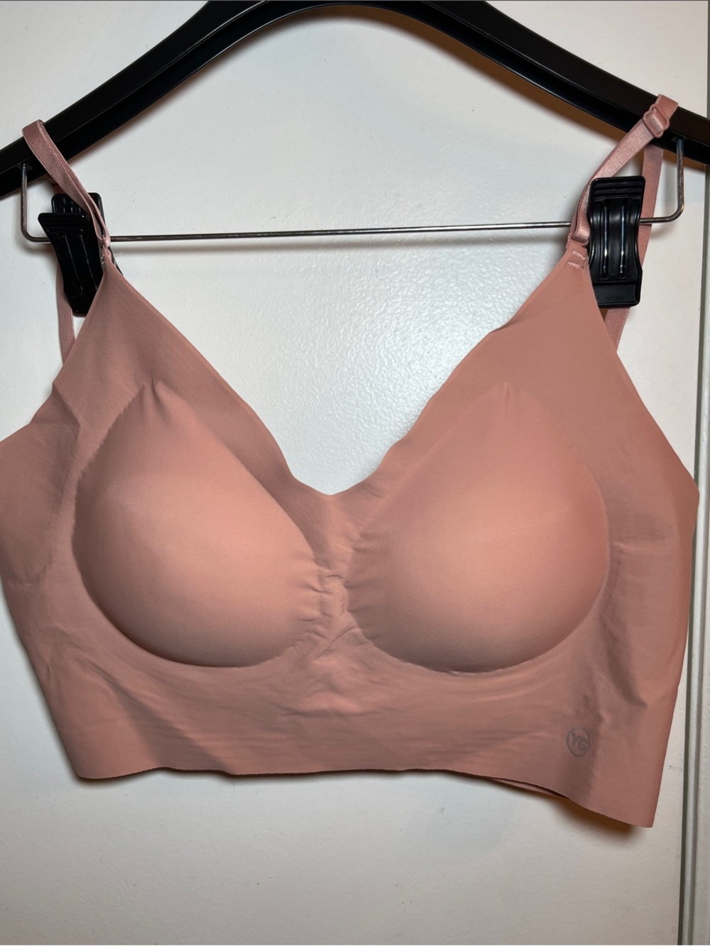 Seamless Padded Wireless Bralette - Dusty Rose